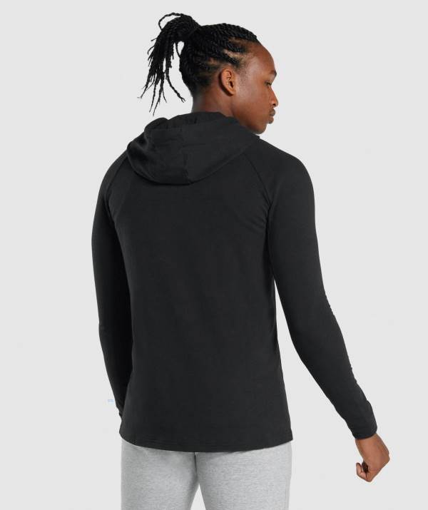 Panske Mikiny S Kapucňou Gymshark Critical 2.0 Zip Up Čierne | GK3614275